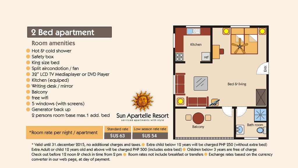 Sun Apartelle 邦劳 外观 照片